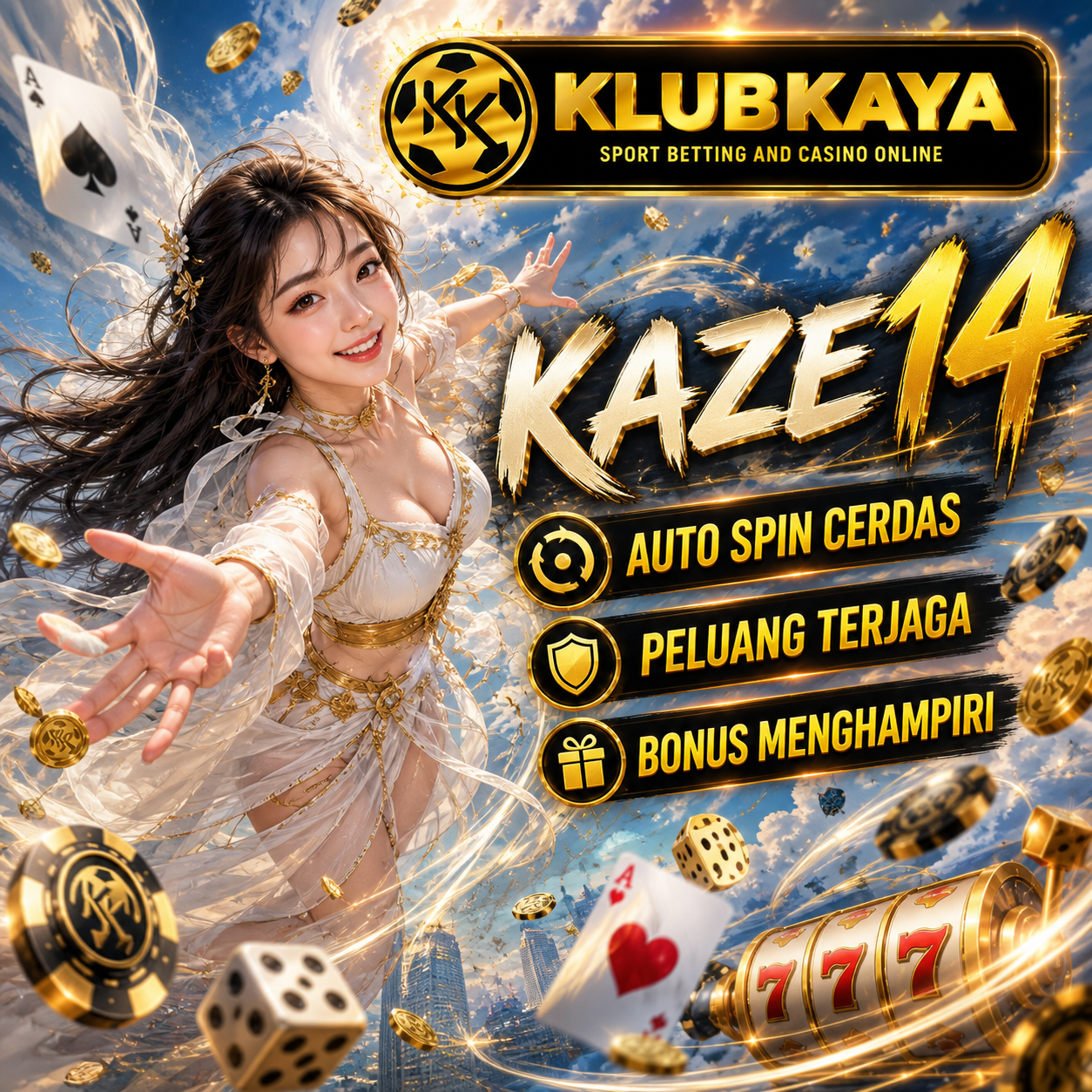 KAZE14 風 Auto Spin Cerdas, Peluang Terjaga, Bonus Menghampiri