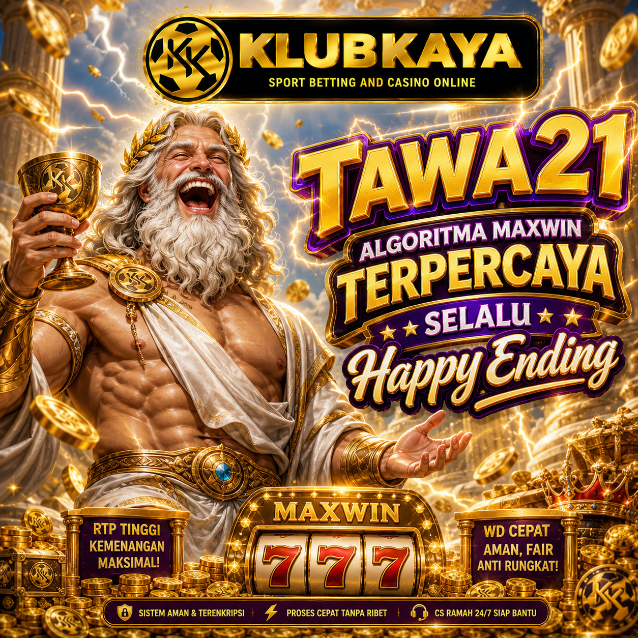 TAWA21 笑 Algoritma Maxwin Terpercaya Selalu Happy Ending